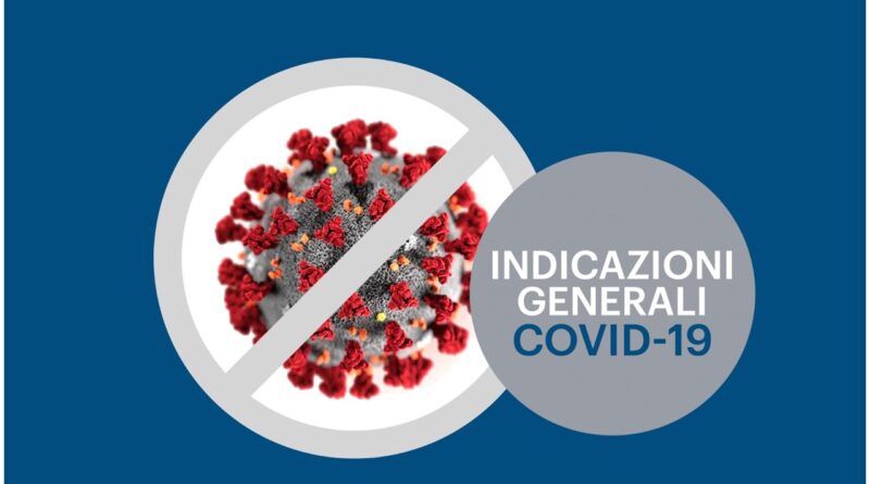 INDICAZIONI GENERALI COVID 19 OK