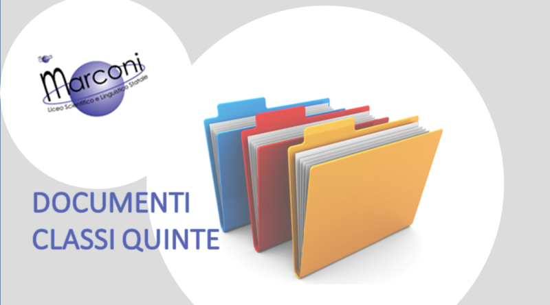 DOCUMENTI QUINTE