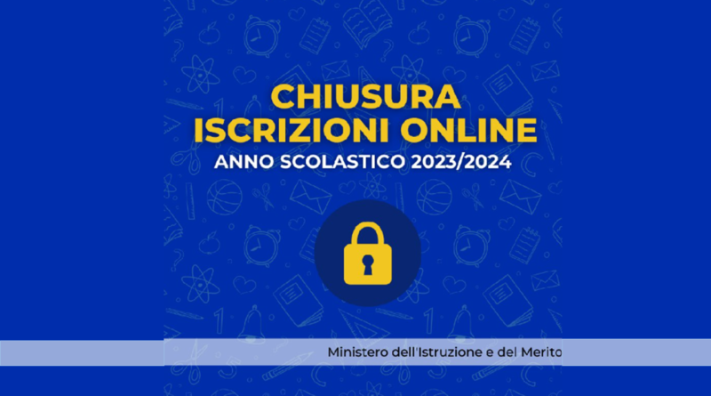 CHIUSURA ISCRIZIONI ONLINE